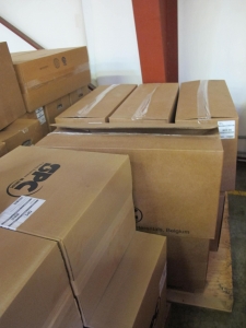 LOT TO INCLUDE: (744) PANS, 10-1/4" X 10-1/4" X 3" SIZE, ABSORBENT KIND, POLYETHYLENE MATERIAL. CONTAINS ABSORBENT PADS FOR CONTAINING SPILL/LEAKS. 24PADS PER BOX, (966) ABSORBENT, HOT DOG TYPE, "ORIGINAL PIG" FORM. 42" LG, 3" DIA. FILLED WITH ORGANIC MATERIAL (CORN COB) FOR OIL, SOLVENTS, OR NON-AGGRESSIVE AQUEOUS WASTES. GREY COLOR. INCINERABLE AND BIODEGRADABLE. 40 PER BOX.. LOADING & HANDLING FEE $30-4109